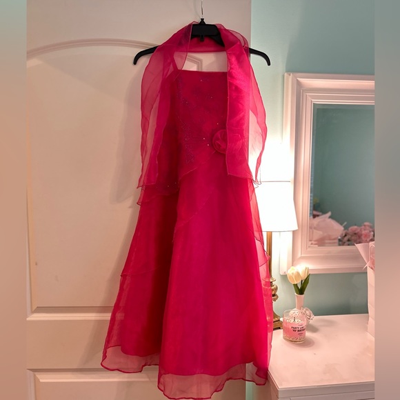 Marshmallow Other - Girls Size 8 Hot Pink Pagent/Formal Dress
